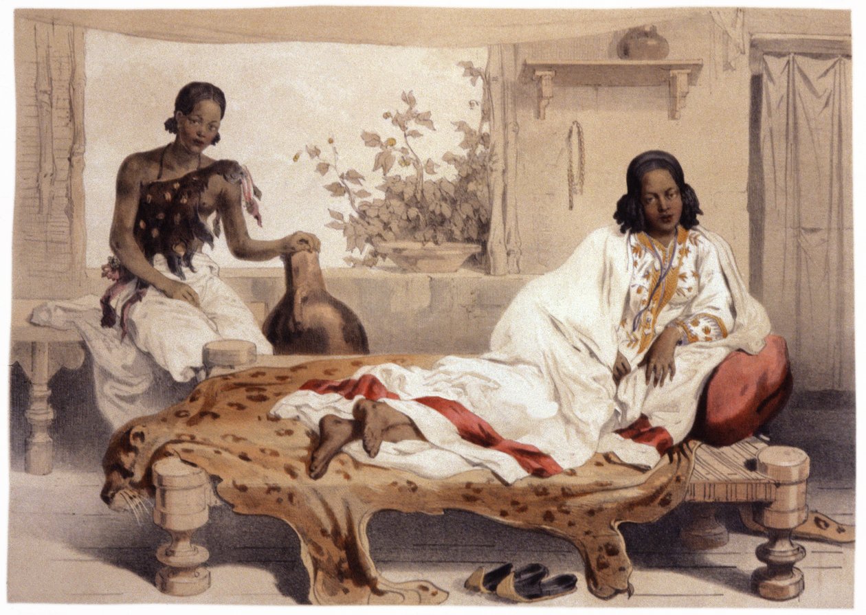 Kobieta z Abisynii autorstwa Théophile Lefebvre