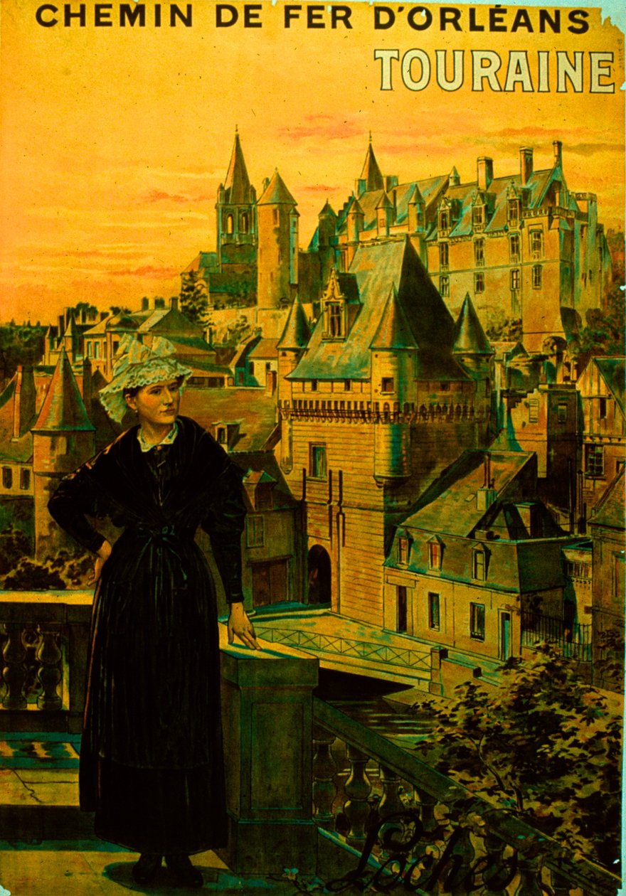 Francuski plakat kolejowy autorstwa Théophile Poilpot