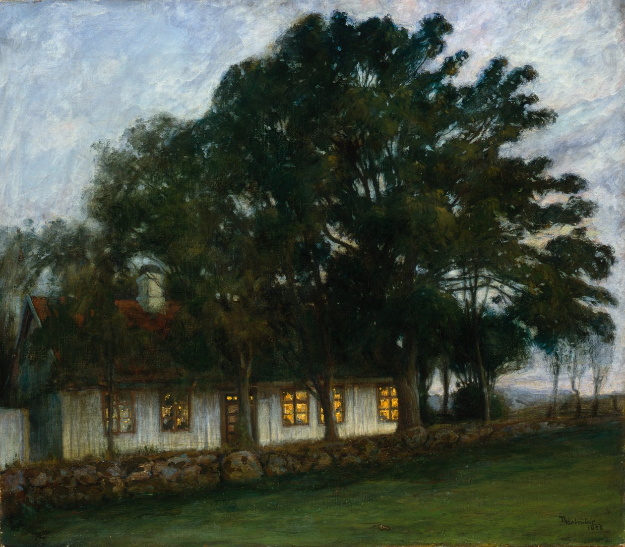 Wieczorna atmosfera autorstwa Thorolf Holmboe