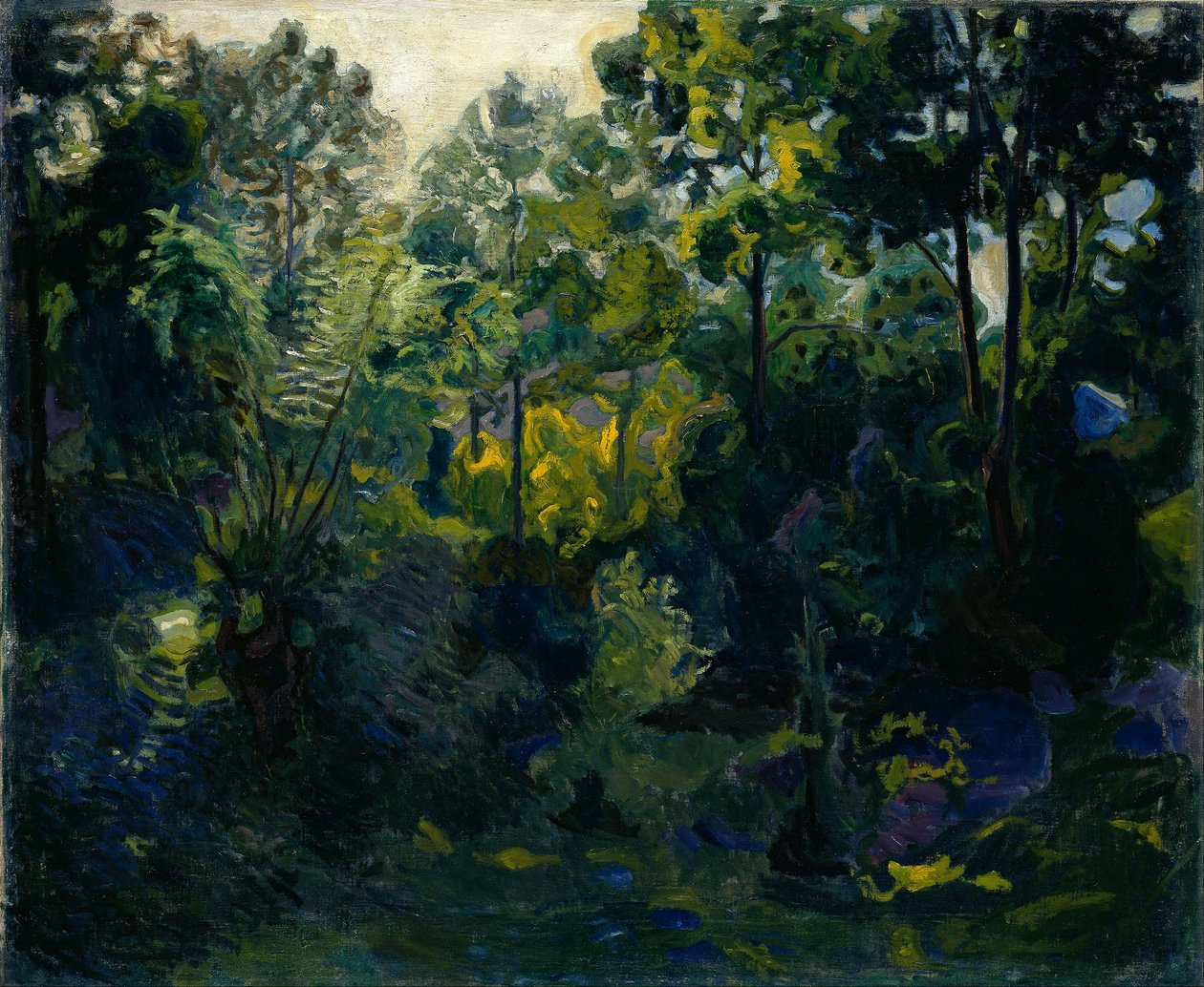 Zalesiony krajobraz autorstwa Thorvald Erichsen