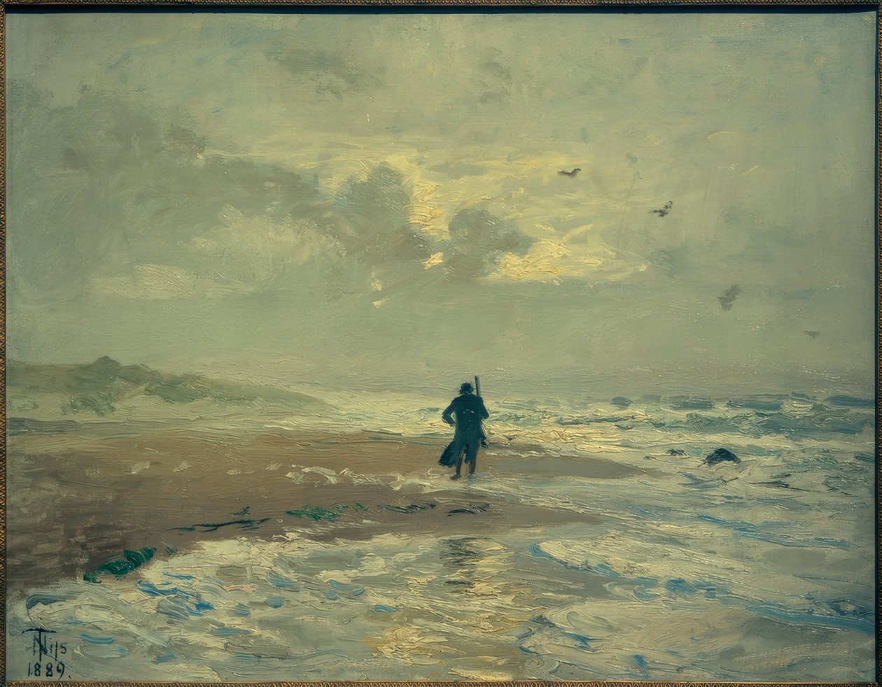Widok na plażę. Grenen koło Skagen autorstwa Thorvald Niss