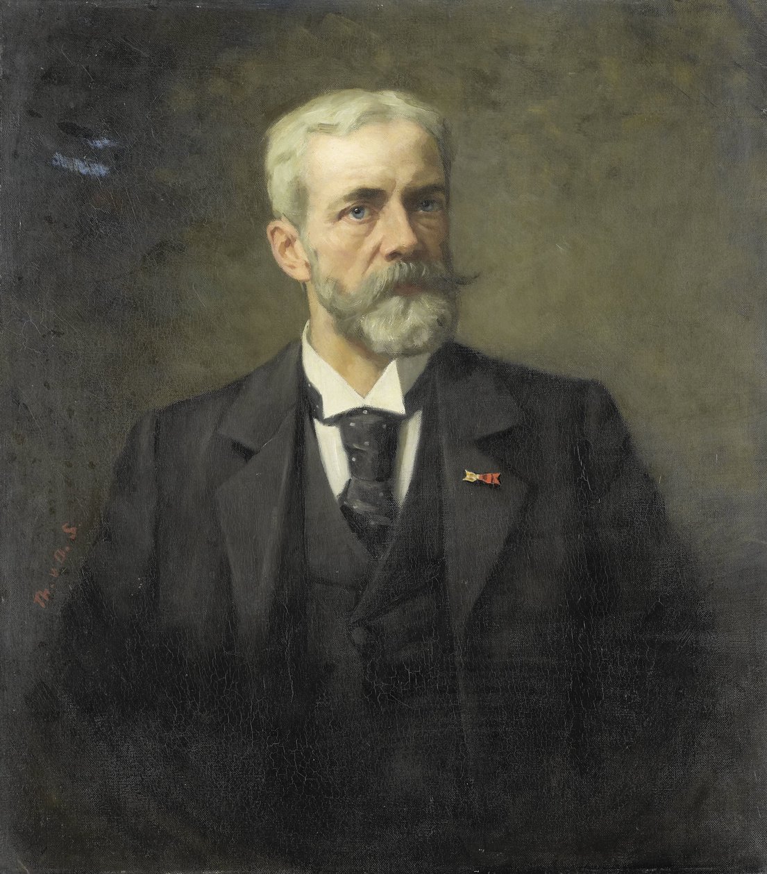 Fryderyk Daniel Otto Obreen (1840-96). Dyrektor naczelny Rijksmuseum, Amsterdam autorstwa Thérèse Schwartze