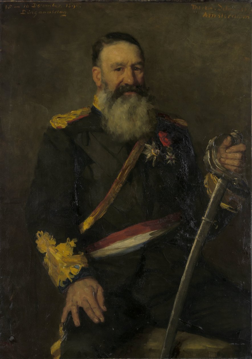 Piet J. Joubert (1831-1900). Dowódca Generalny Republiki Południowej Afryki autorstwa Thérèse Schwartze