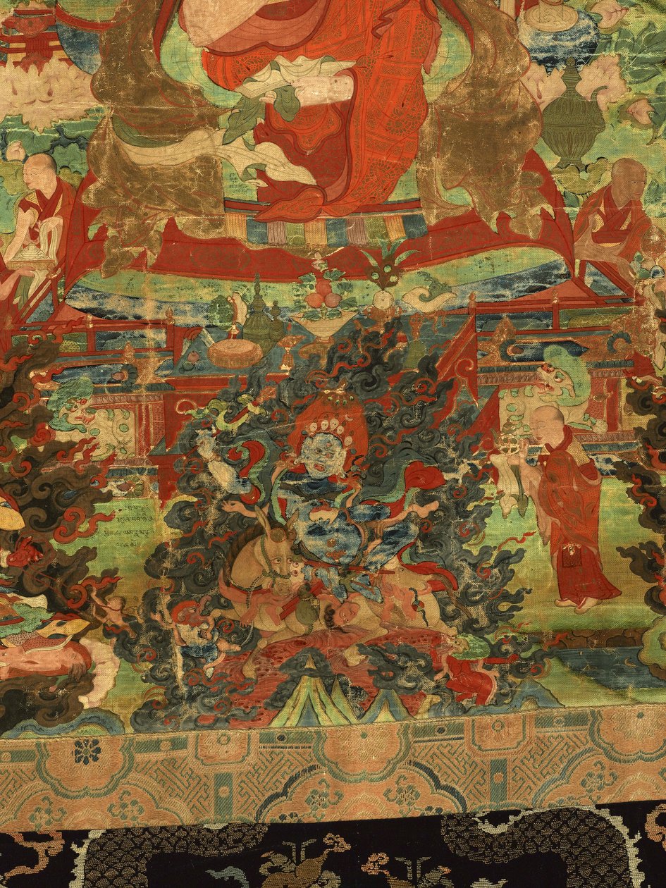 Fragment trzeciego Panczenlamy Losan Penden Yeshe autorstwa Tibetan School