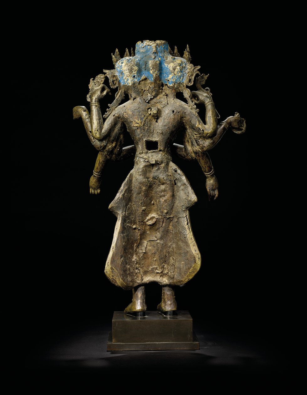 Posąg Ekadashalokeshvara autorstwa Tibetan School