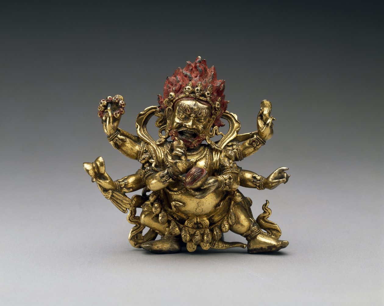 Mahakala Heruka autorstwa Tibetan School