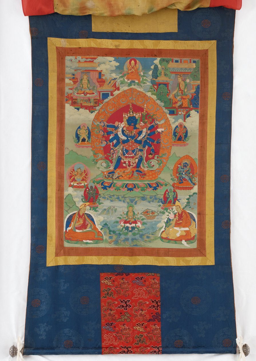 Paramasukha Chakrasamvara, połowa XVIII wieku autorstwa Tibetan School