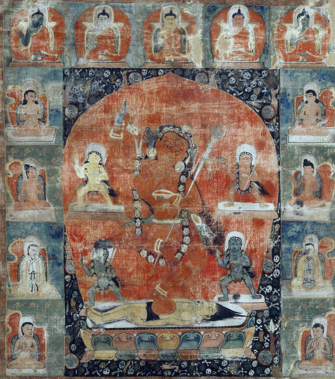 Kultura tybetańska: Sanwara Mandal (szczegóły). dziękuję autorstwa Tibetan School
