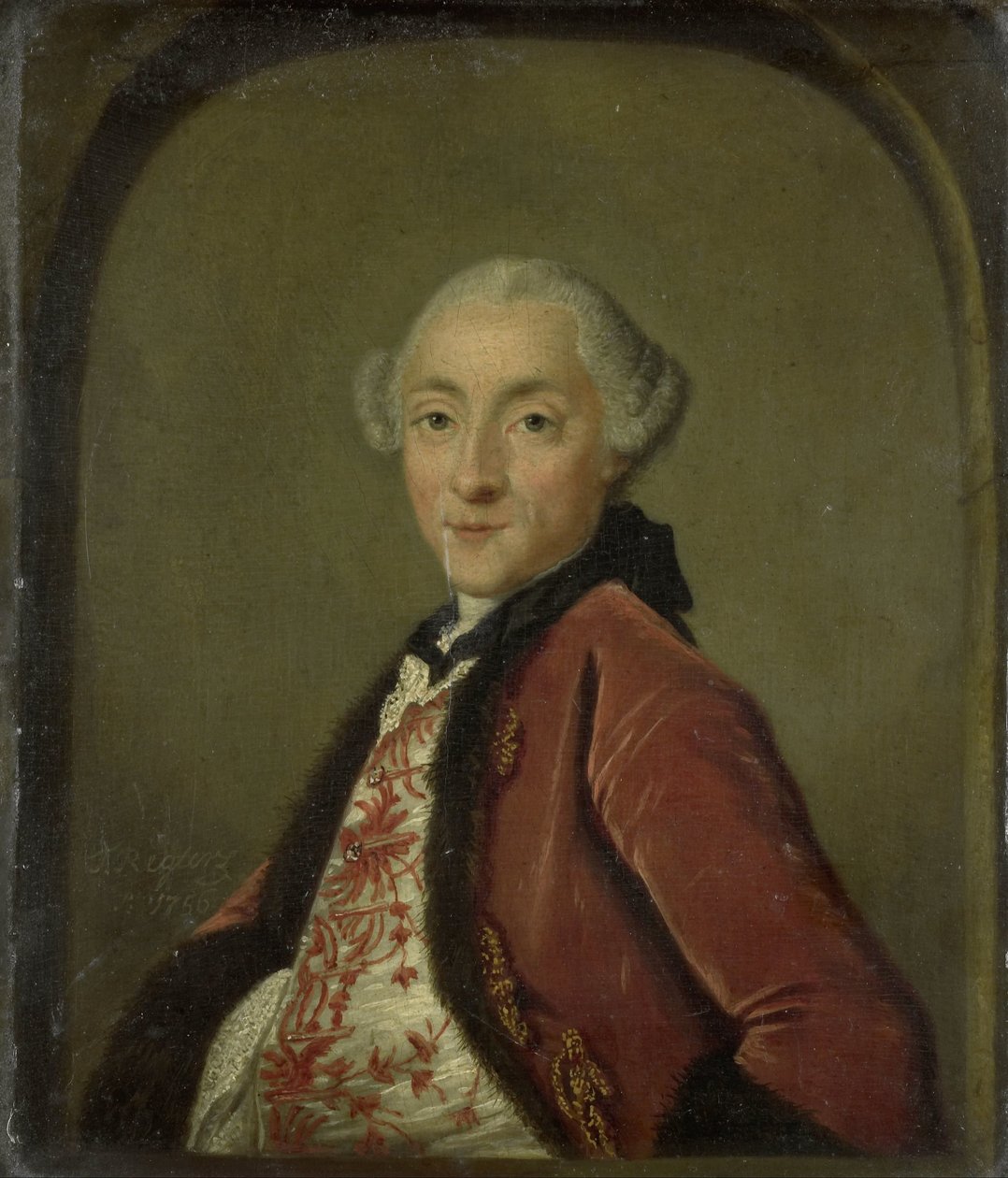 Portret Pietera Nicolaasa Rendorpa, Amsterdam Brewer autorstwa Tibout Regters