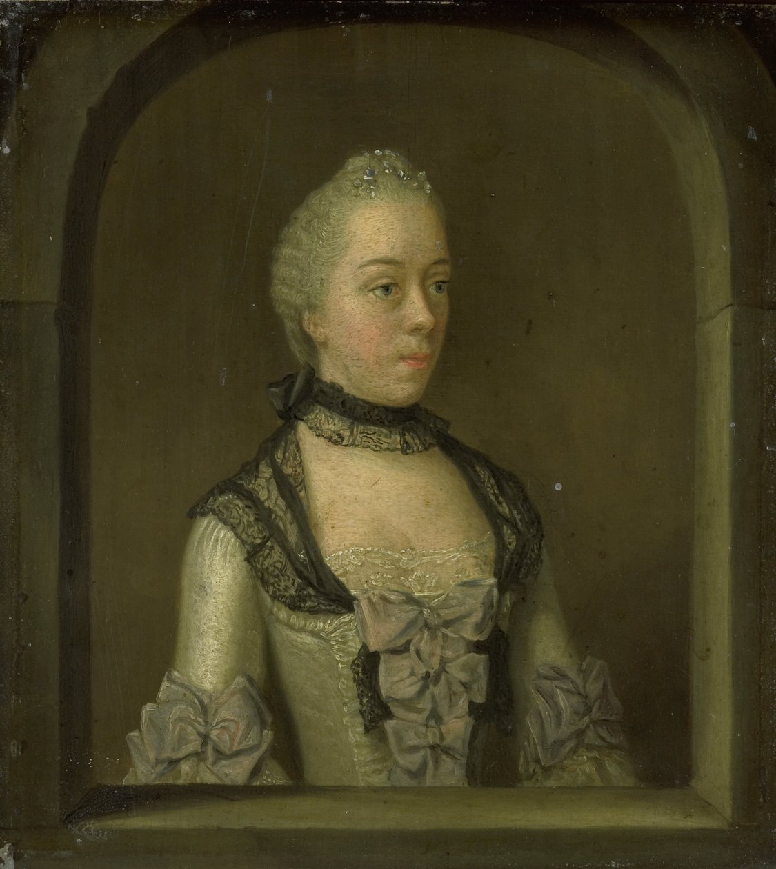 Portret Wilhelminy Hillegondy Schuyt, żony Joachima Rendorpa autorstwa Tibout Regters