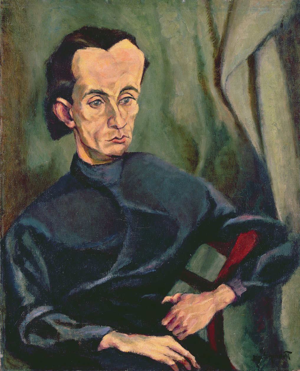 Portret Lasjosa Kassaka (1887-1967) autorstwa Tihonyi Lajos