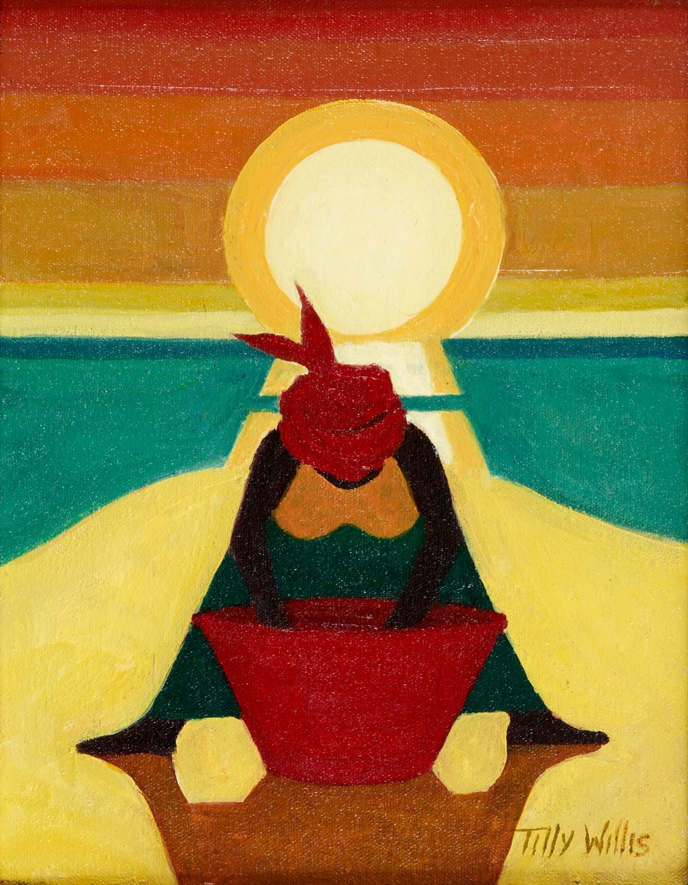 Afrykański zachód słońca, 2009 autorstwa Tilly Willis