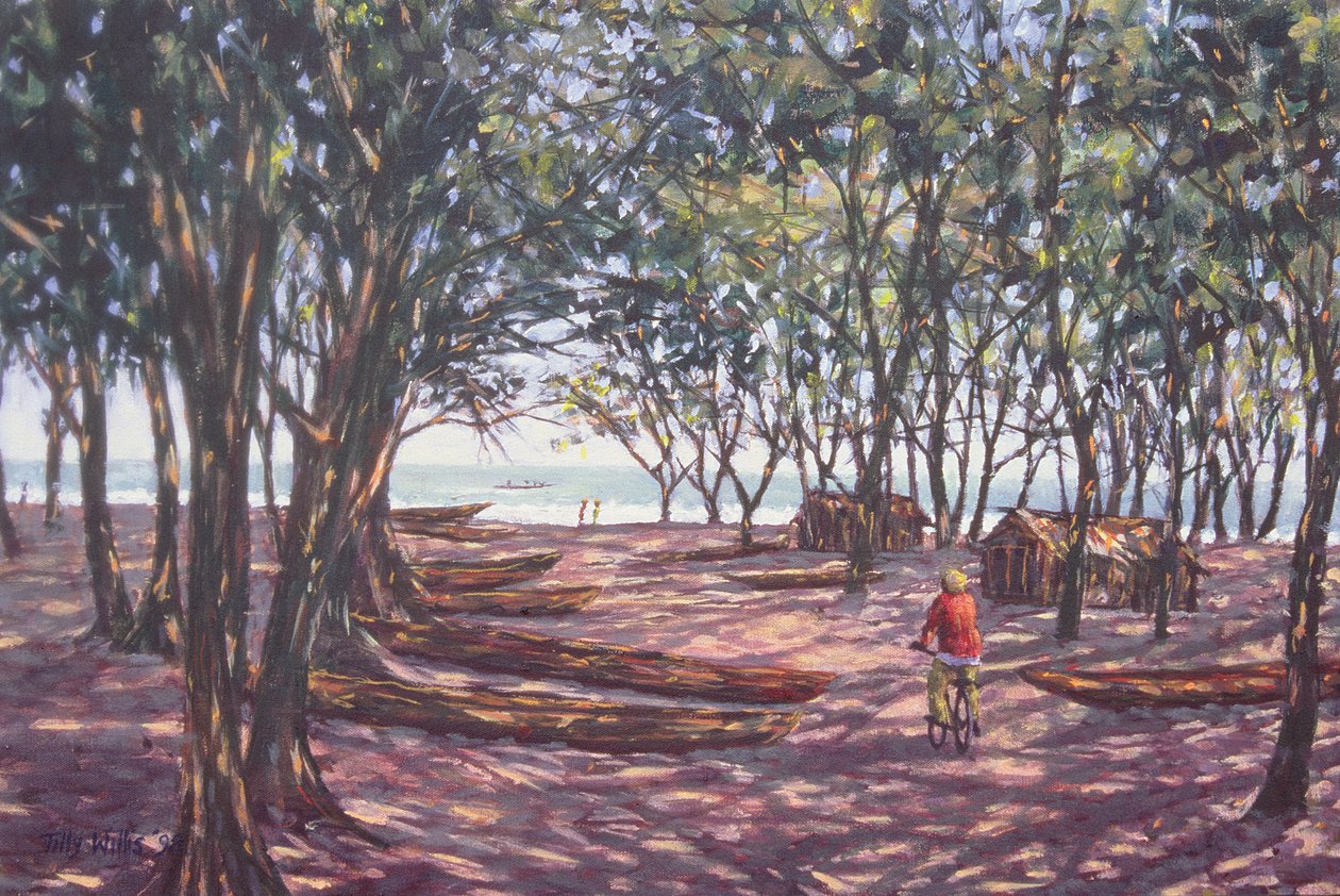 Stocznia jachtowa, Kafountine, 1998 autorstwa Tilly Willis