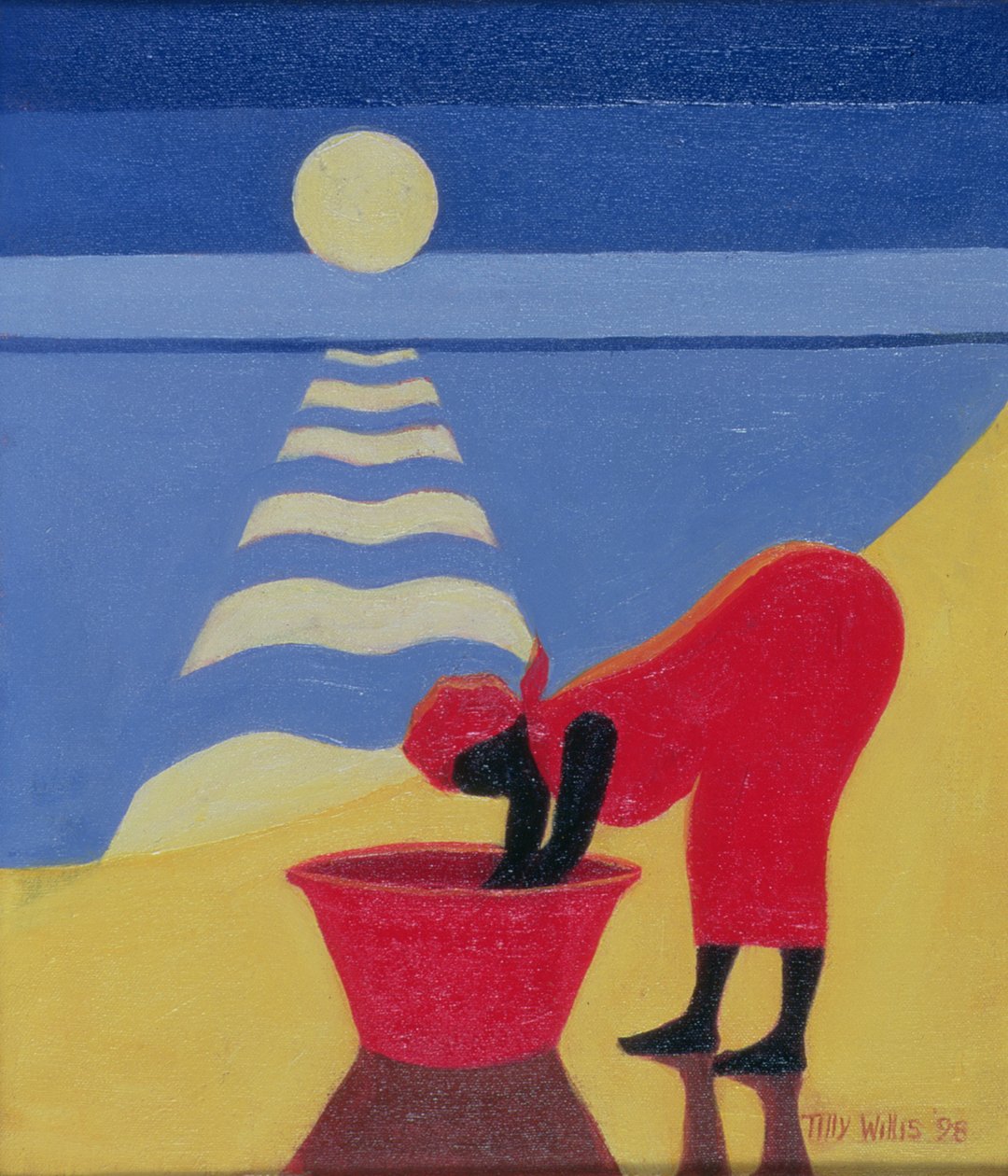 Nad brzegiem morza, 1998 autorstwa Tilly Willis