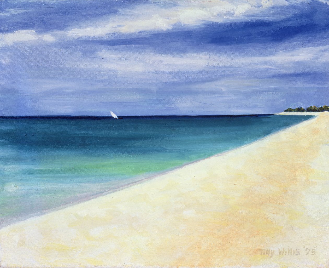 Ocean Indyjski II, 1995 autorstwa Tilly Willis