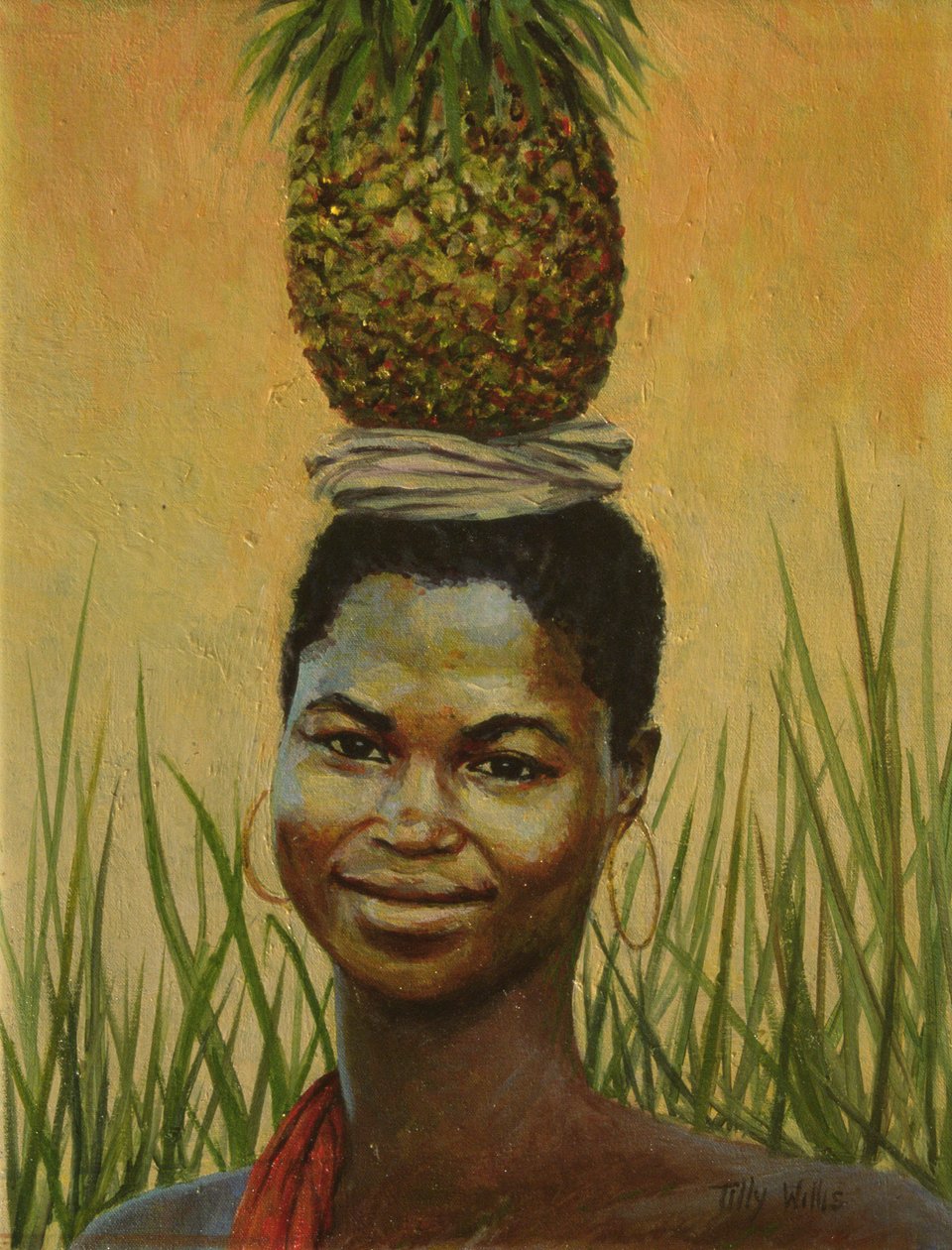Ananasowa dziewczyna, 2004 autorstwa Tilly Willis