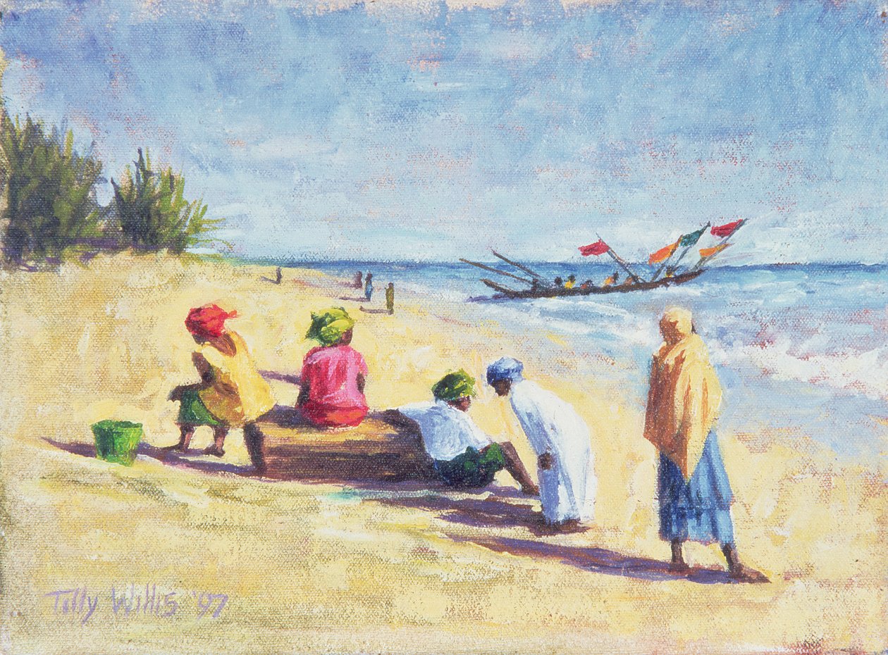Plaża w Abene, Senegal, 1997 autorstwa Tilly Willis