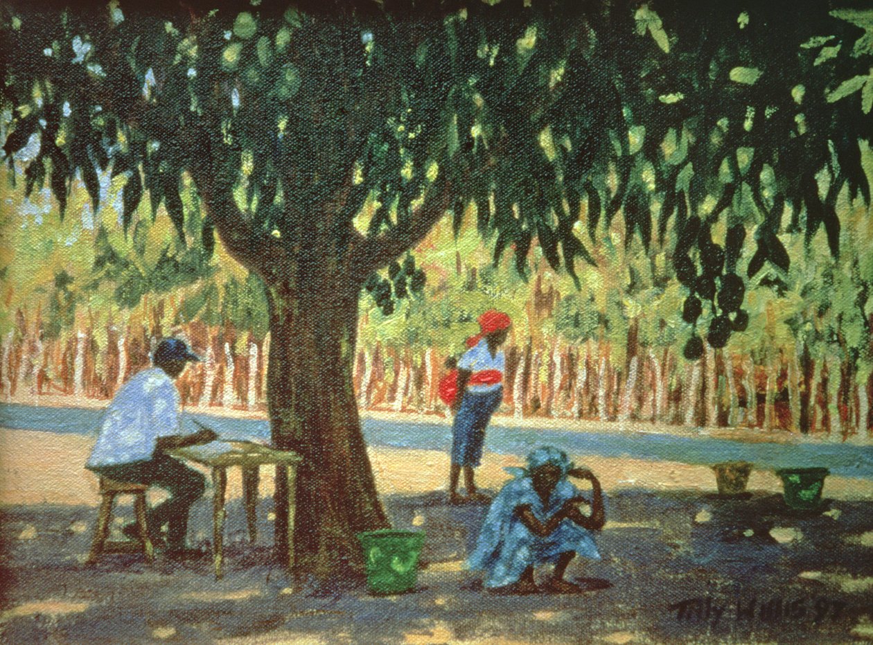 Czekając na autobus, 1997 autorstwa Tilly Willis