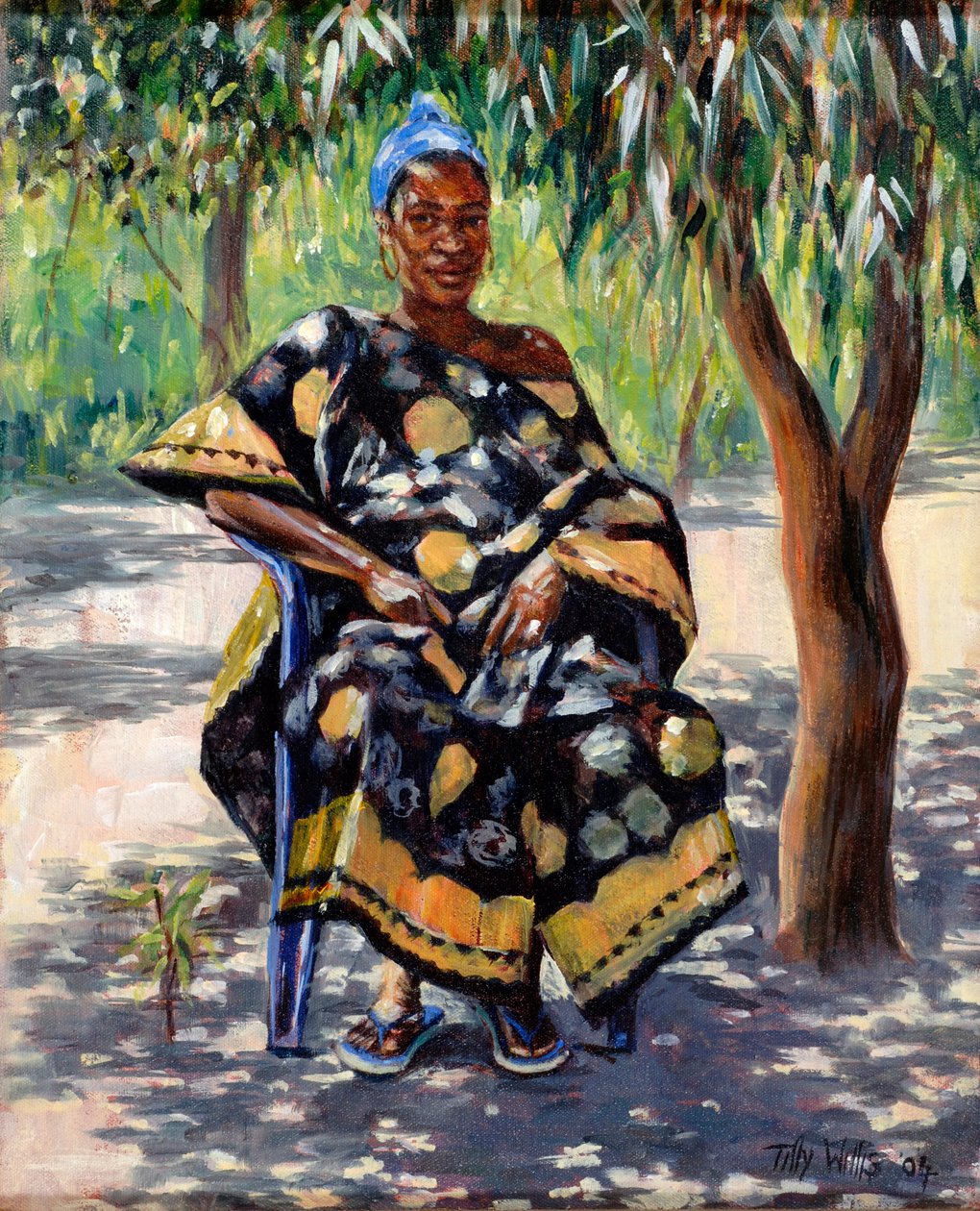 Siedząca kobieta, 2004 autorstwa Tilly Willis