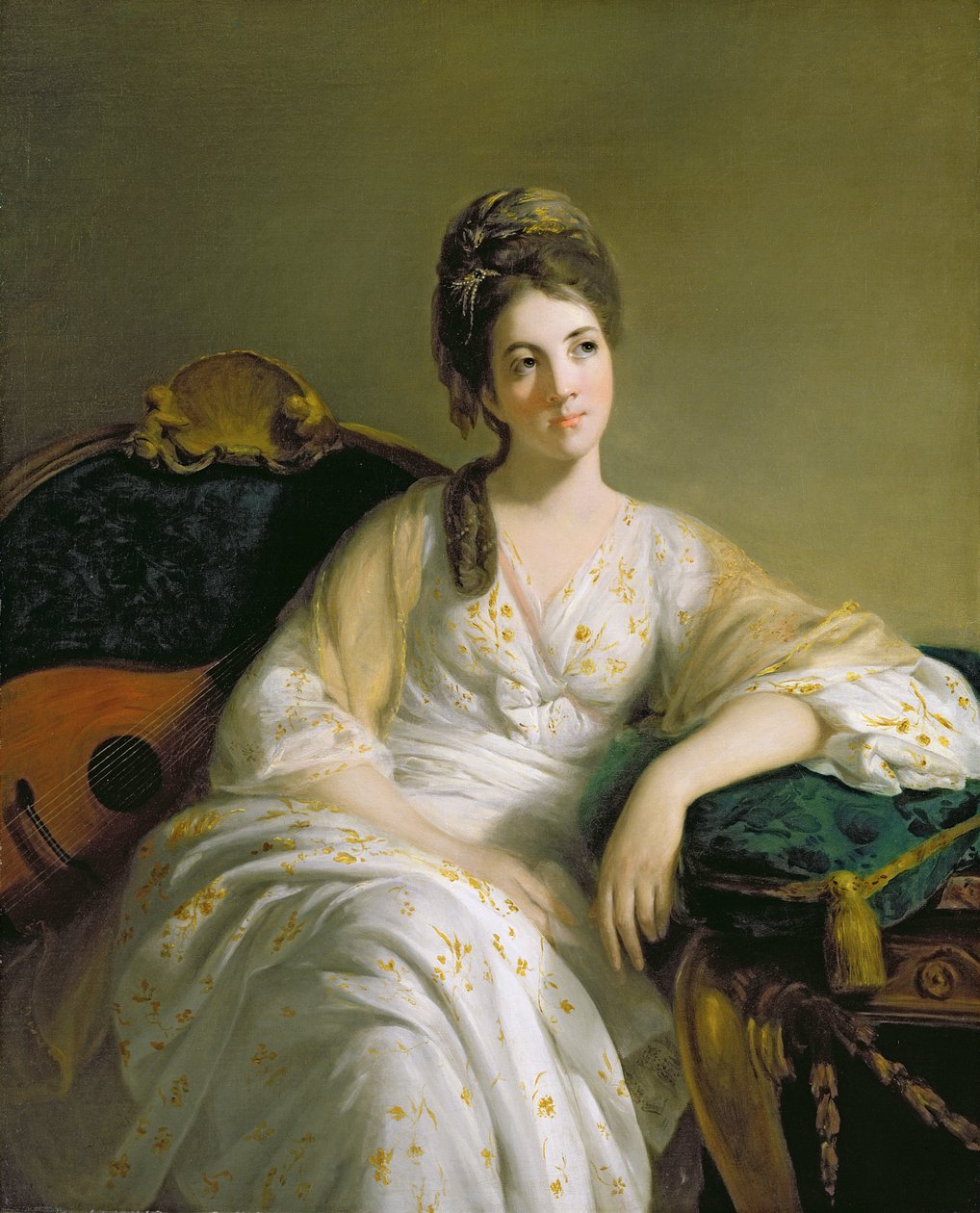 Eleanor Francis Grant, z Arndilly, ok. 1764-69 (olej na płótnie) autorstwa Tilly Kettle