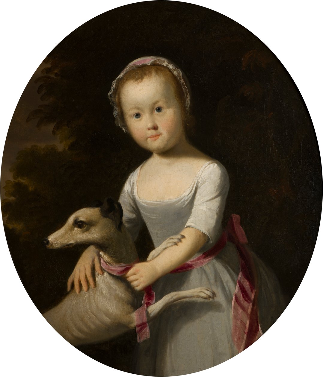 Portret panny Charlotte Bridgeman jako dziecka (1800-1877), ok. 1805-15 (olej na płótnie) autorstwa Tilly Kettle