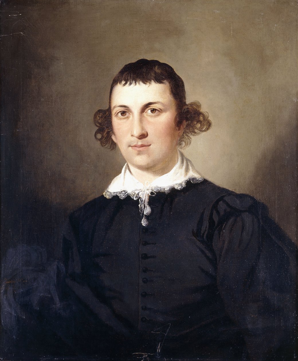 Portret dżentelmena, prawdopodobnie Mr Lyte, w stroju Czarnego Van Dyke