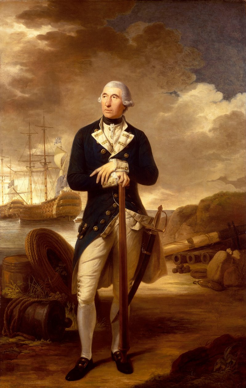 Kontradmirał Richard Kempenfelt (1718-1782) autorstwa Tilly Kettle