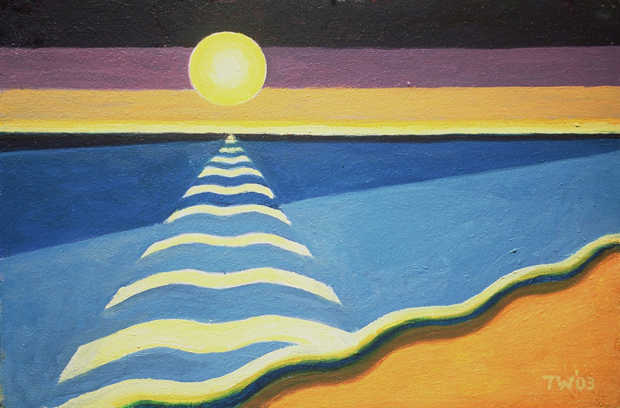 Słońce, morze i piasek, 2003 autorstwa Tilly Willis
