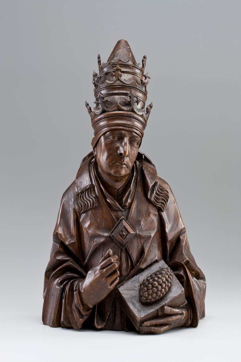 Popiersie św. Urbana. ok. 1500 (drewno lipowe) autorstwa Tilman Riemenschneider