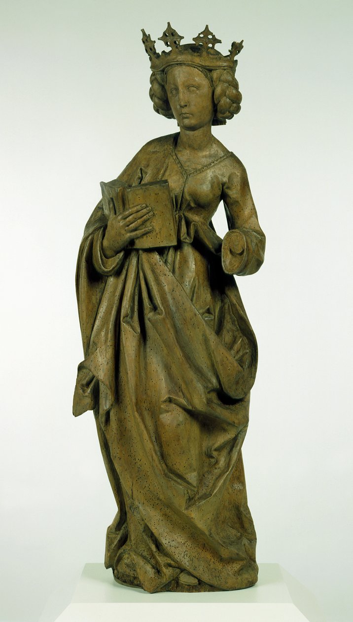Święta Kobieta, ok. 1490-1495 (drewno lipowe ze śladami farby) autorstwa Tilman Riemenschneider