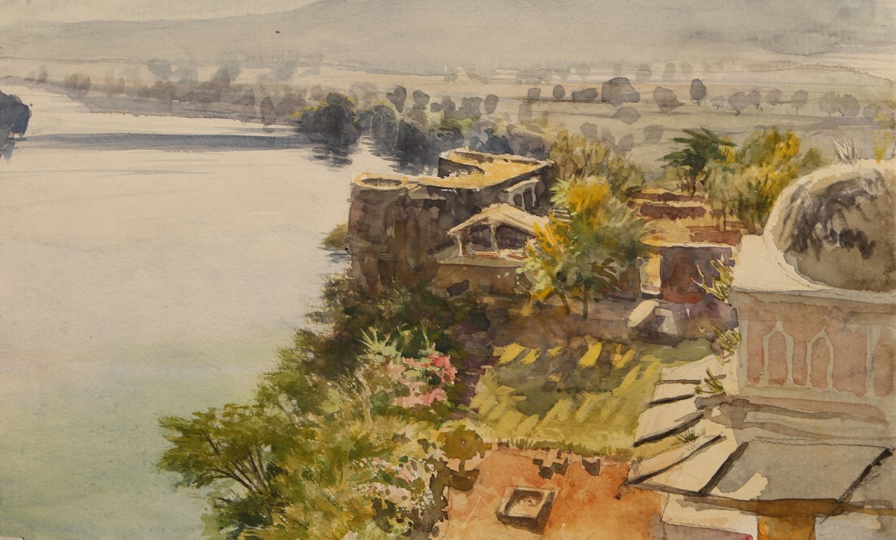 Rzeka w Bhainsorgarh autorstwa Tim Scott Bolton