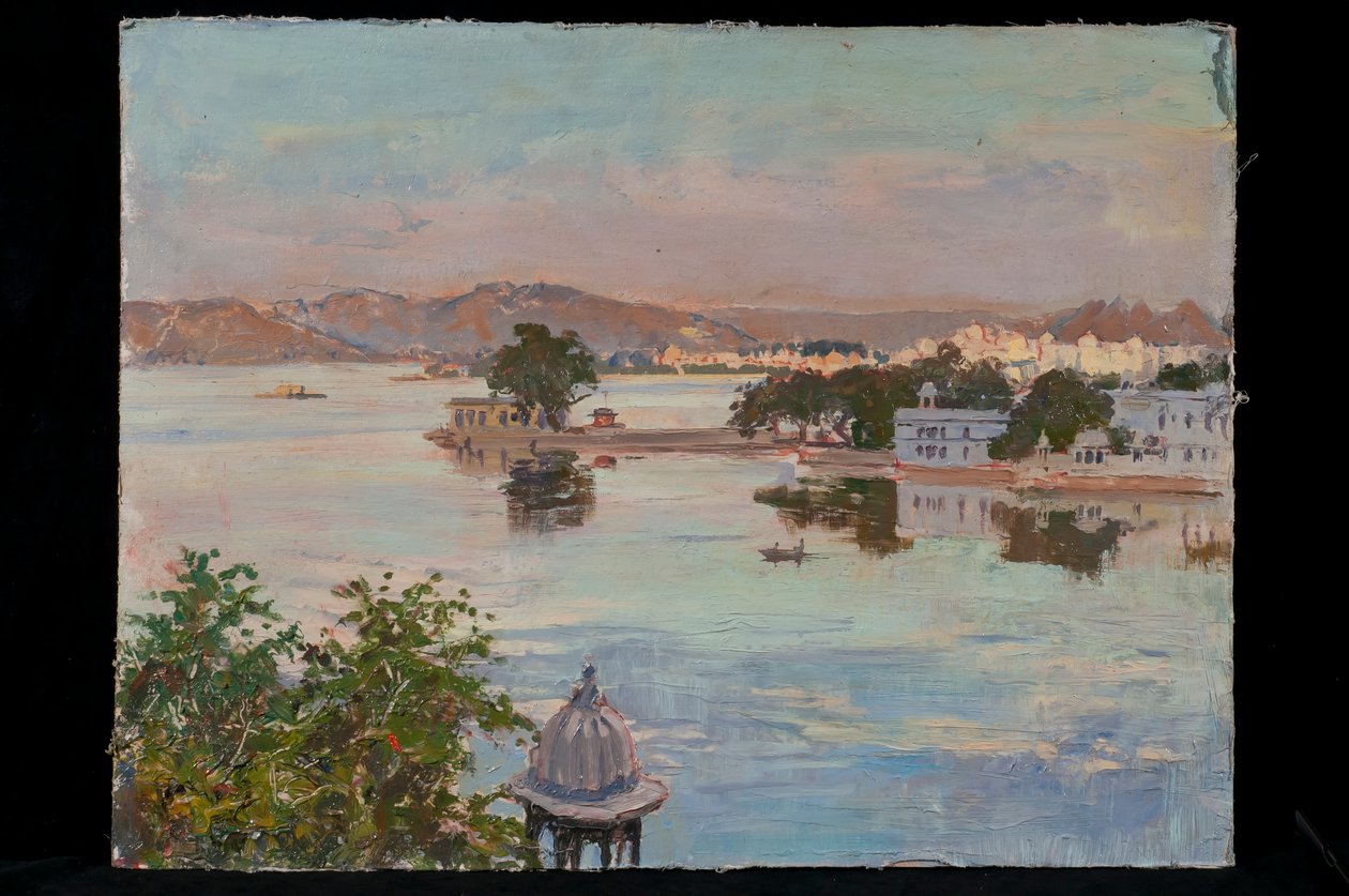 Udaipur, Jezioro Pichola autorstwa Tim Scott Bolton