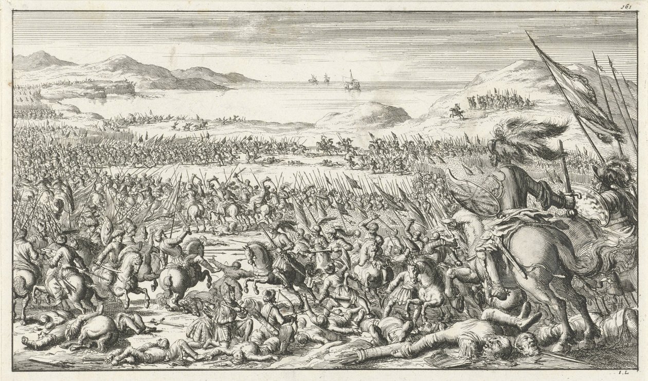 Bitwa pod Askalonem 12 sierpnia 1099 1683 r. autorstwa Timotheus Ten Hoorn