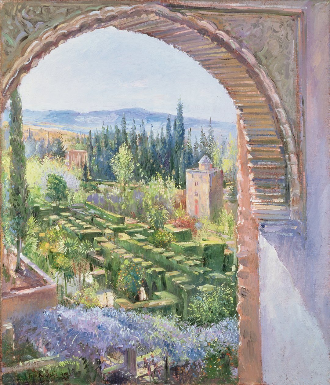 Ogrody Alhambry autorstwa Timothy Easton
