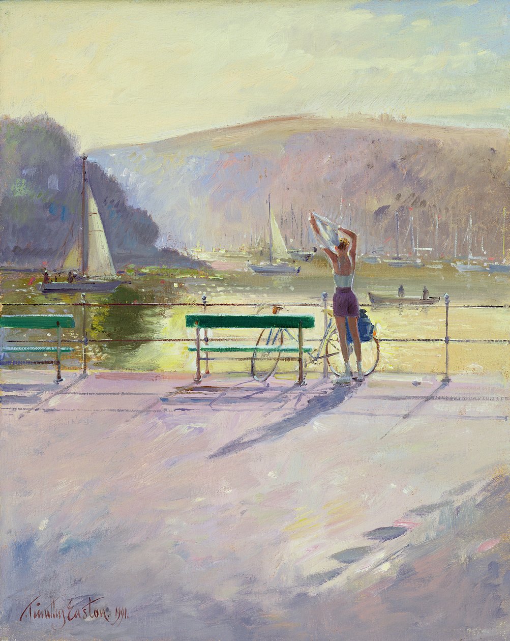 Przybrzeżny jeździec autorstwa Timothy Easton