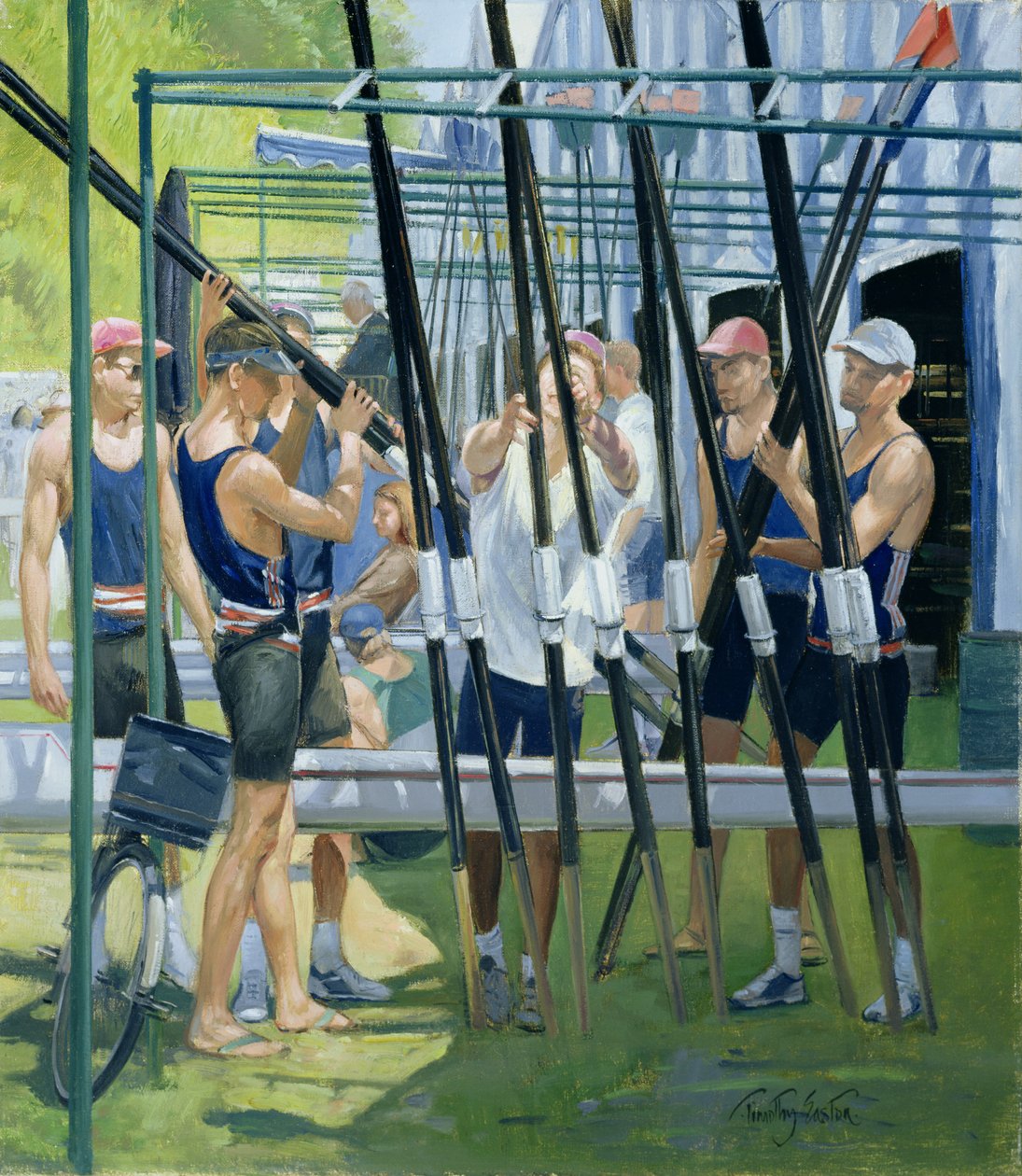 Zbieranie wioseł autorstwa Timothy Easton