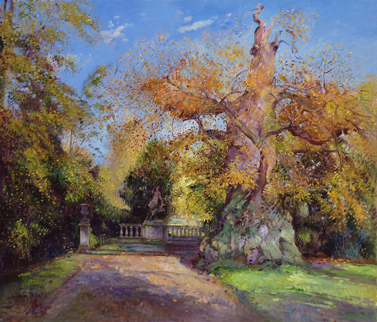 Diana w Alei Kasztanowej, Shrubland Park, Suffolk autorstwa Timothy Easton