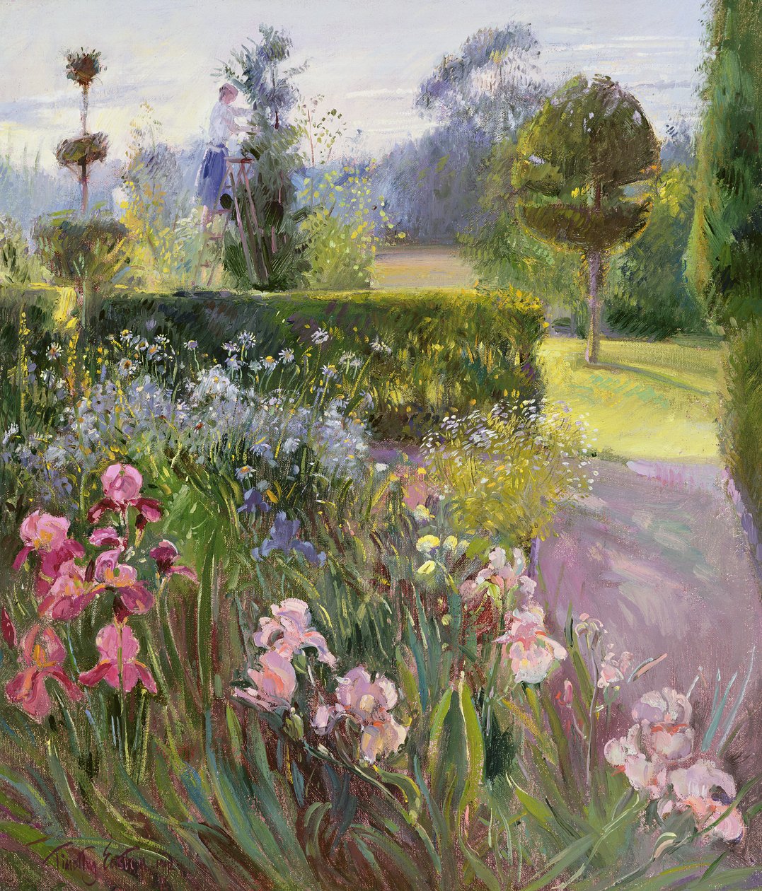 W ogrodzie - czerwiec autorstwa Timothy Easton