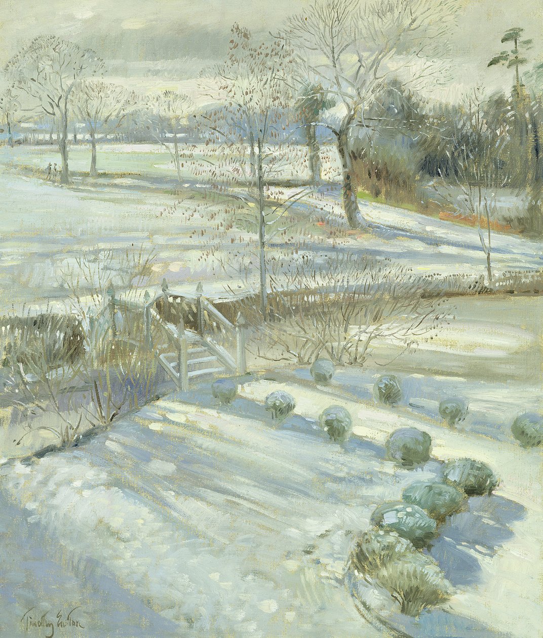 Lawenda i chiński most autorstwa Timothy Easton