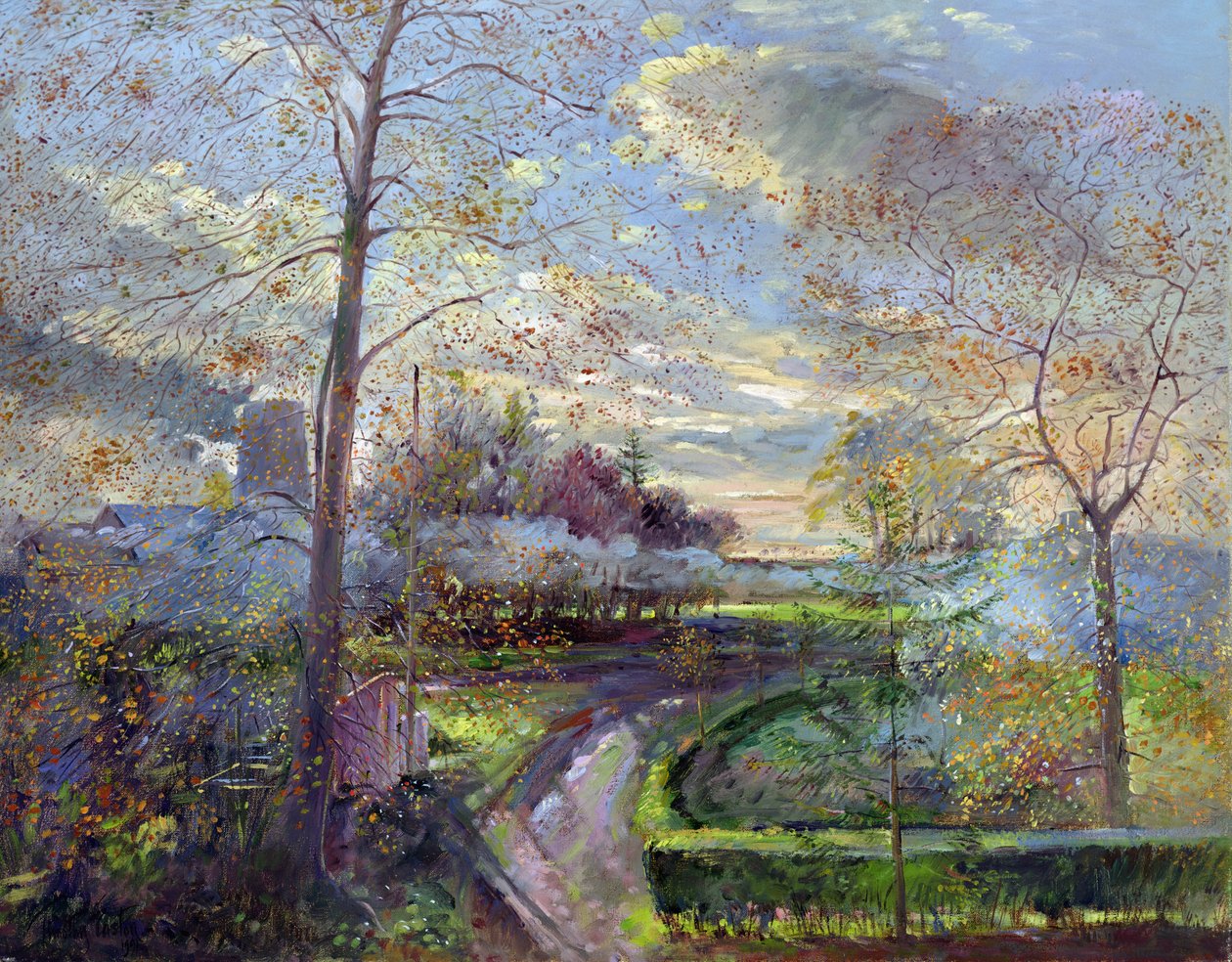 Dryf dymu, jesień autorstwa Timothy Easton