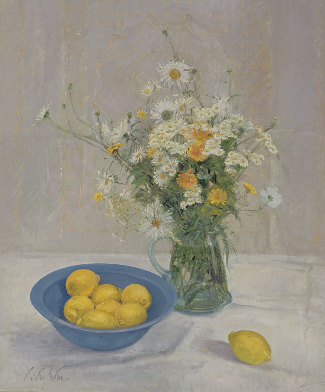 Letnie stokrotki i cytryny, 1990 autorstwa Timothy Easton