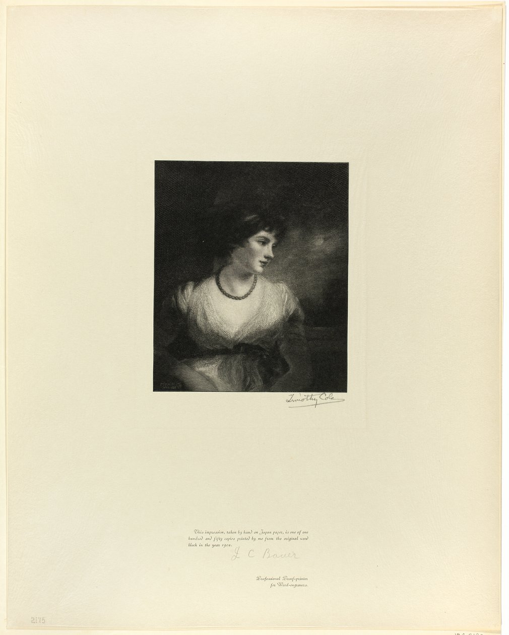 Hrabina Oksfordu, od Old English Masters autorstwa Timothy Cole