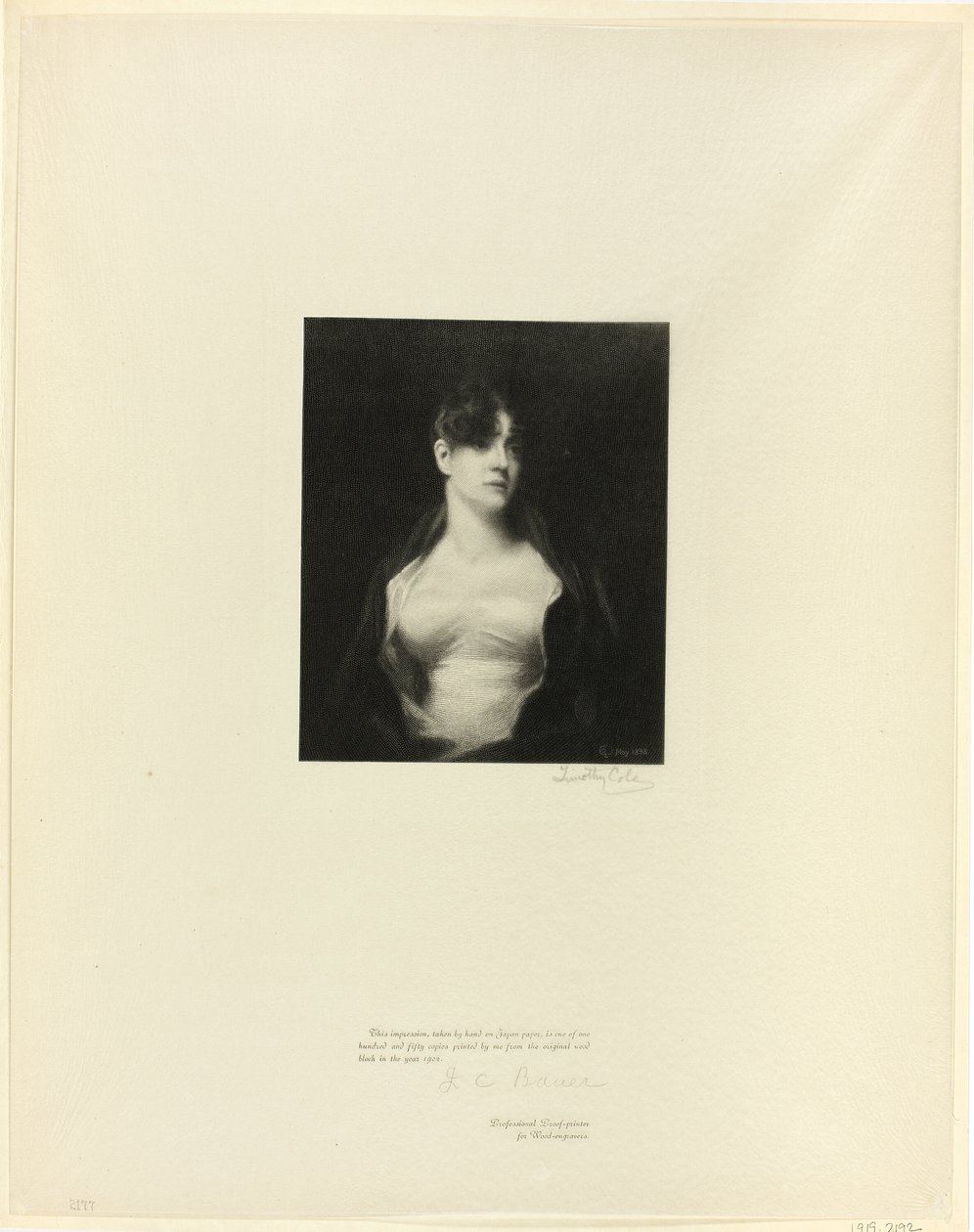 Pani R. Scott Moncrieff, z Old English Masters autorstwa Timothy Cole