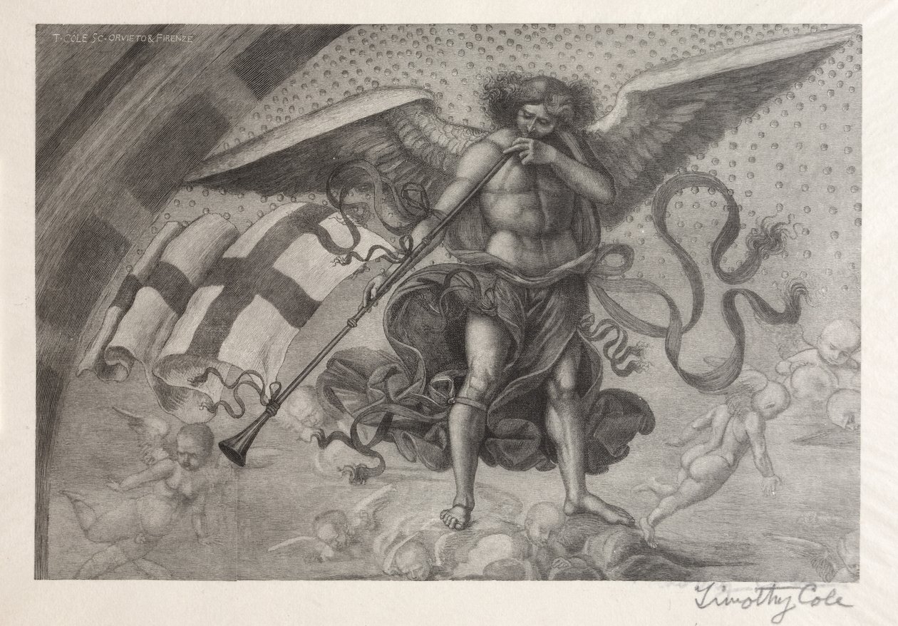 Starzy włoscy mistrzowie: Anioł grający w trąbkę, 1888-1892. autorstwa Timothy Cole