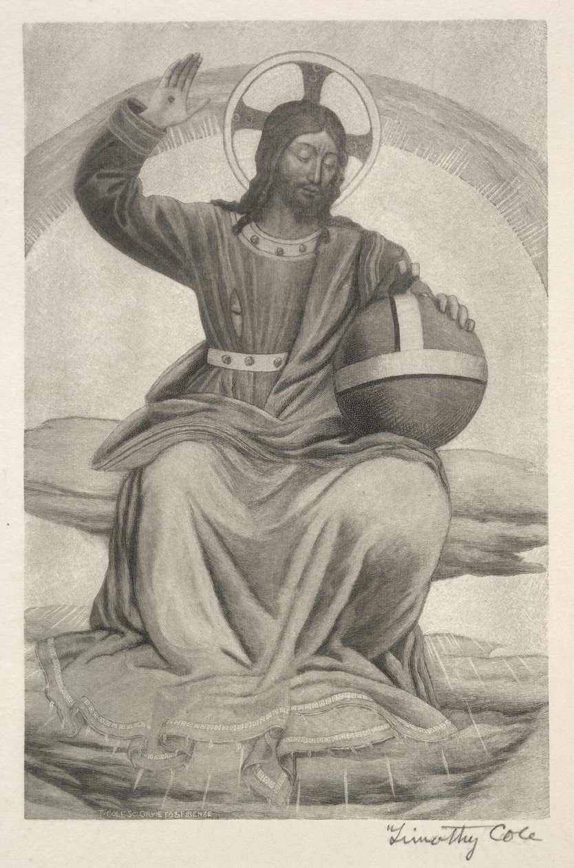 Starzy włoscy mistrzowie: Chrystus na tronie, 1888-1892. autorstwa Timothy Cole