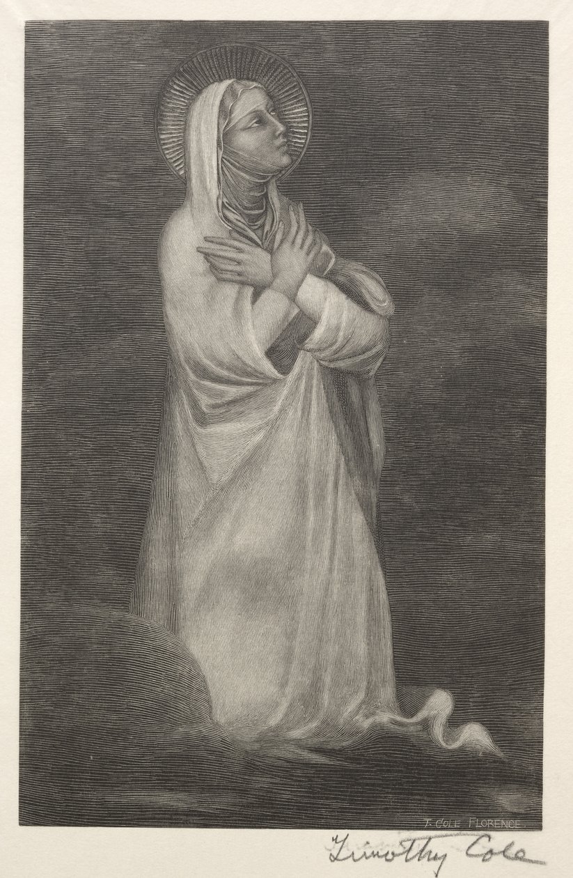 Starzy włoscy mistrzowie: Figura Dziewicy, 1888-1892. autorstwa Timothy Cole