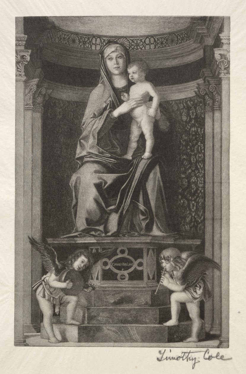 Starzy włoscy mistrzowie: Madonna z Dzieciątkiem, 1888-1892. autorstwa Timothy Cole