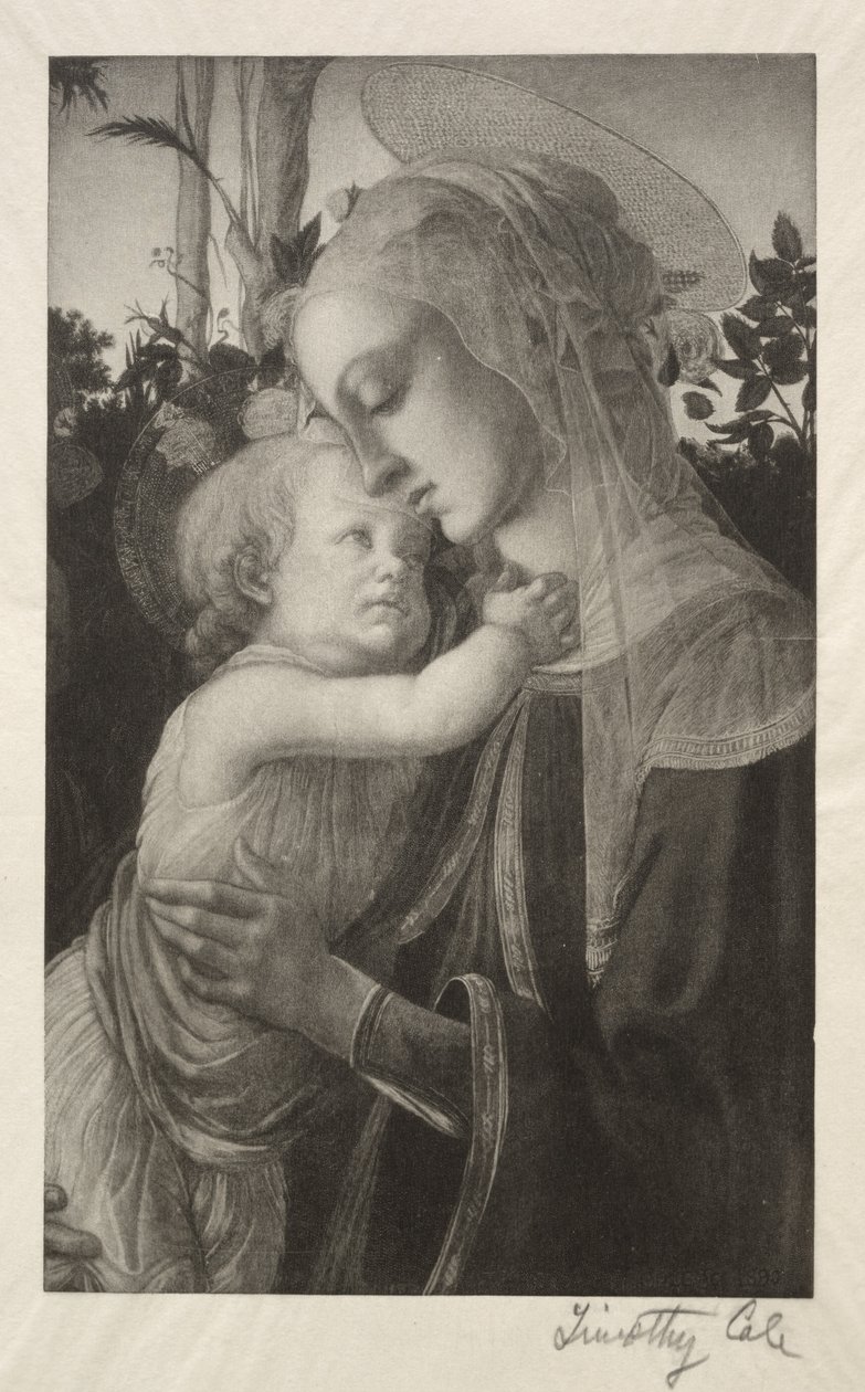 Starzy włoscy mistrzowie: Madonna z Dzieciątkiem, 1890. autorstwa Timothy Cole