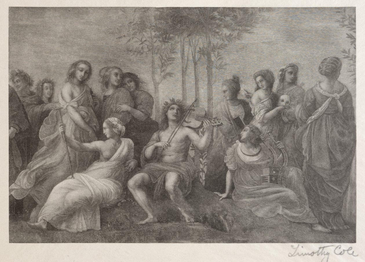 Starzy włoscy mistrzowie: Parnas, 1888-1892. autorstwa Timothy Cole