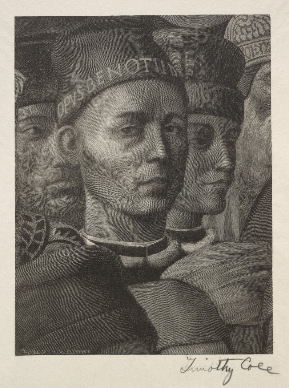 Starzy włoscy mistrzowie: Portret Benozzo Gozzoli, 1888-1892. autorstwa Timothy Cole